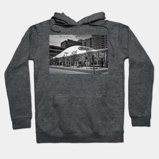 Denver Urban Transit Center Hoodie by KirtTisdale